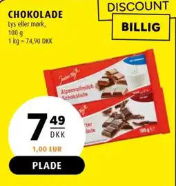 Scandinavian Park Chokolade tilbud