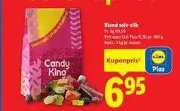 Lidl Bland selv-slik, App-pris tilbud