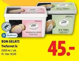 Lidl BON GELATI Trefarvet is tilbud