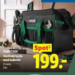 Lidl PARKSIDE Værktøjstaske med indhold tilbud