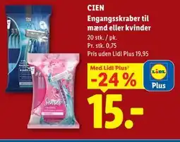 Lidl CIEN Engangsskraber til mænd eller kvinder tilbud