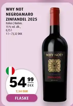 Scandinavian Park WHY NOT NEGROAMARO ZINFANDEL 2025 tilbud