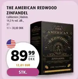 Scandinavian Park THE AMERICAN REDWOOD ZINFANDEL tilbud