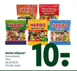Coop 365 Haribo slikpose tilbud