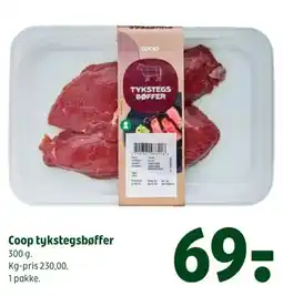 Coop 365 Coop tykstegsbøffer tilbud