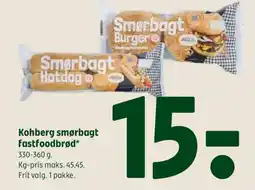 Coop 365 Kohberg smørbagt fastfoodbrød tilbud