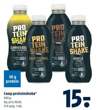 Coop 365 Coop proteinshake tilbud