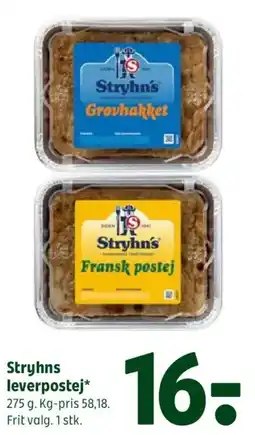 Coop 365 Stryhns leverpostej tilbud
