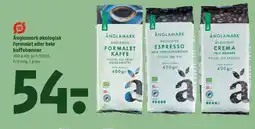 Coop 365 Änglamark økologisk formalet eller hele kaffebønner tilbud