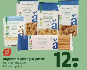 Coop 365 Änglamark økologisk pasta tilbud