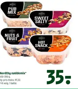 Coop 365 Nordthy nøddemix tilbud