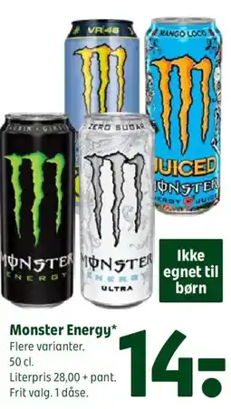 Coop 365 Monster Energy tilbud