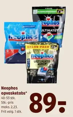 Coop 365 Neophos opvasketabs tilbud