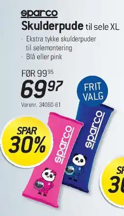 Thansen Skulderpude til sele XL tilbud
