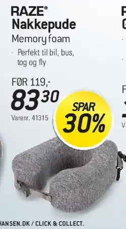 Thansen Nakkepude til børn og voksne tilbud