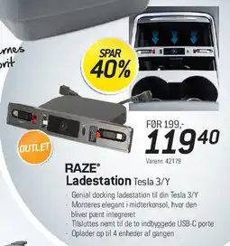 Thansen RAZE Ladestation tilbud