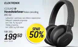 Thansen XZOUND® Hovedtelefoner Noise-canceling ANC-60 tilbud