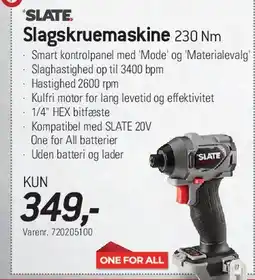 Thansen Slagskruemaskine 230 Nm tilbud