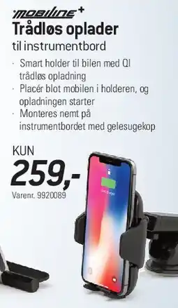 Thansen Trådløs oplader til instrumentbord tilbud