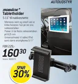 Thansen Tabletholder 5-11'' til nakkestøtte tilbud