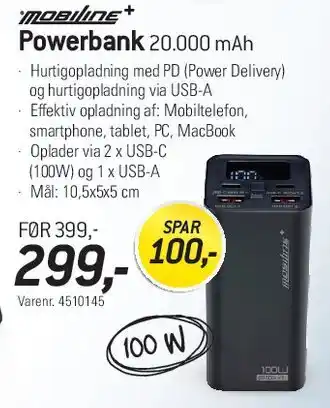 Thansen Powerbank Magnetisk tilbud