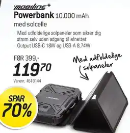 Thansen Powerbank 10.000 mAh tilbud