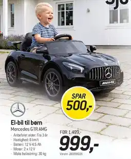 Thansen El-bil til børn - Mercedes GTR AMG tilbud