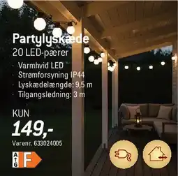 Thansen Partylyskæde 20 LED tilbud