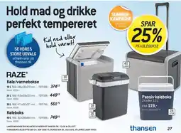 Thansen RAZE Køle-/varmebokse tilbud