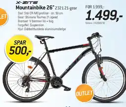 Thansen X-ZITE Mountainbike 26 (2321) 21-gear tilbud