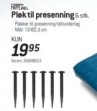 Thansen Pløk til presenning 6 stk. tilbud