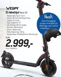 Thansen El-løbehjul Maxi 10 tilbud