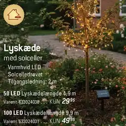 Thansen Lyskæde med solceller tilbud