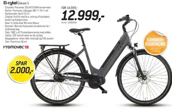 Thansen X-ZITE El-cykel Deluxe 5 tilbud