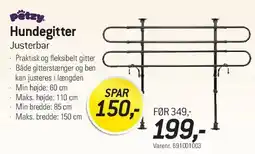 Thansen Hundegitter (justerbar) tilbud