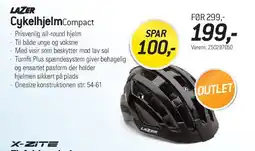 Thansen Lazer Cykelhjelm Compact tilbud