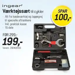 Thansen Værktøjssæt til cykler (15 dele) tilbud