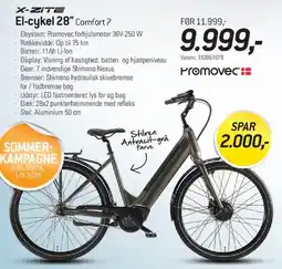 Thansen X-ZITE El-cykel 28 Comfort tilbud