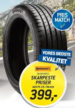 Thansen Continental dæk - Danmarks skarpeste priser tilbud