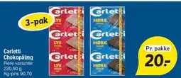 Fakta Tyskland Carletti Chokolade (3-pak) tilbud