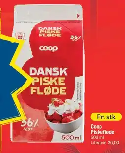 Fakta Tyskland Taste of Nature olie & Coop Dansk Piskefløde tilbud