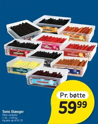 Fakta Tyskland Toms Stænger tilbud