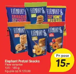 Fakta Tyskland Elephant Pretzel Snacks tilbud