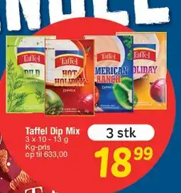 Fakta Tyskland Taffel Dip Mix tilbud
