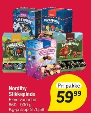 Fakta Tyskland Nordthy Slikkepinde tilbud