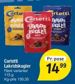 Fakta Tyskland Carletti Lakridskugler tilbud