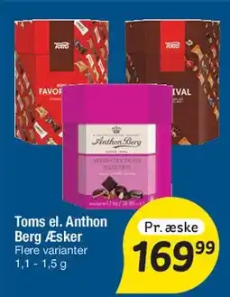 Fakta Tyskland Toms / Anthon Berg (æsker) tilbud