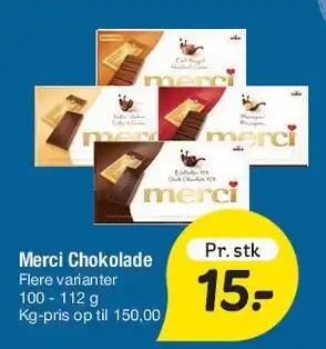 Fakta Tyskland Merci Chokolade tilbud