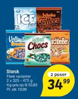Fakta Tyskland Storck (2 poser) tilbud