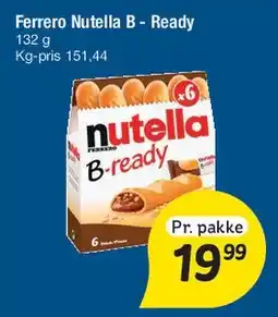 Fakta Tyskland Ferrero Nutella B-ready tilbud